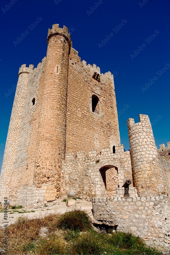 Castillo de Alcala del Jucar (Albacete)  in Spain