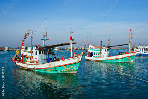 Fishing boats in Thailand © winai