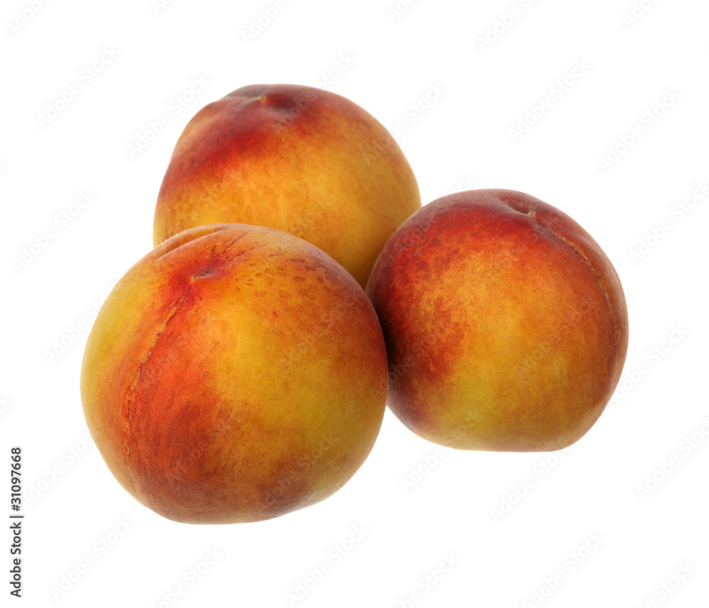 Three big peaches Three big peaches