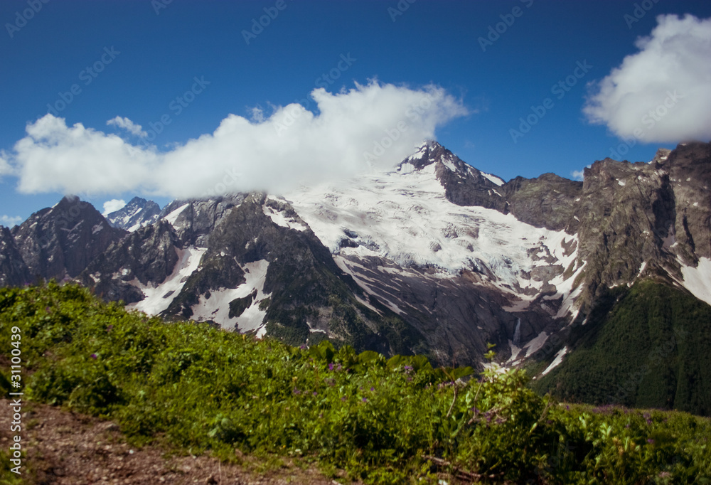 Caucasus Mountains. Region Dombay.