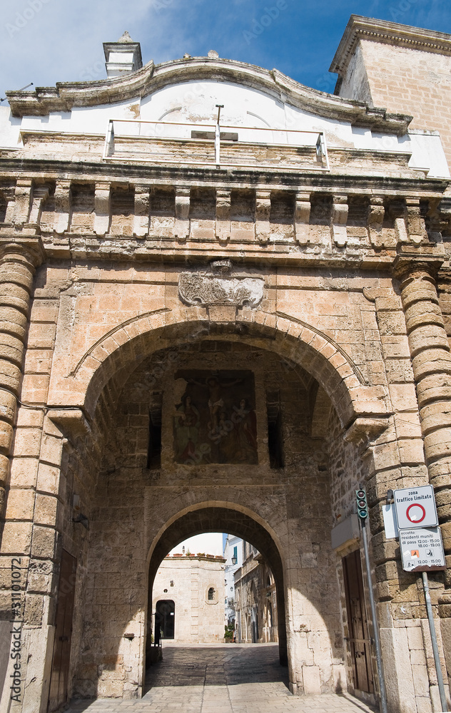 Marquis Arch. Polignano a Mare. Apulia.