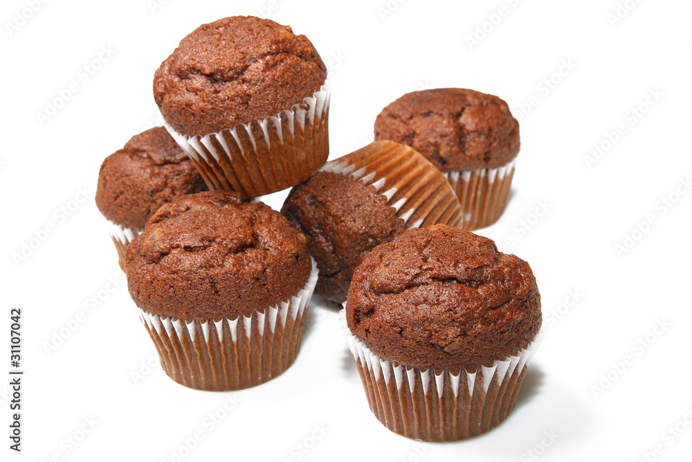 Muffins maison au chocolat