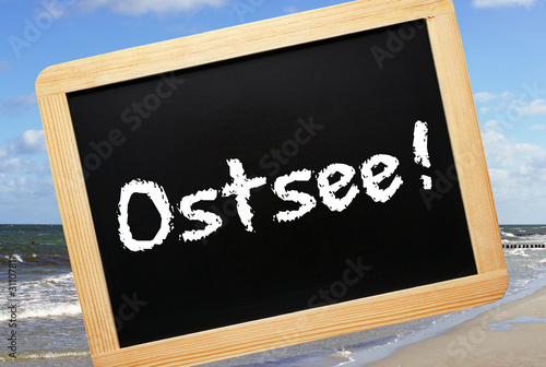 Ostsee ! - Konzept mit Meer und Strand