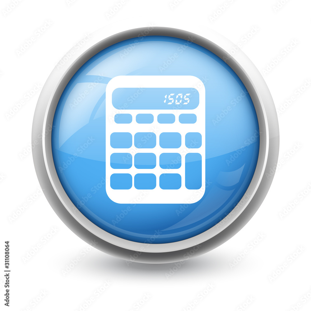 Symbole glossy vectoriel calculatrice 01 Symbole glossy vectoriel calculatrice 01