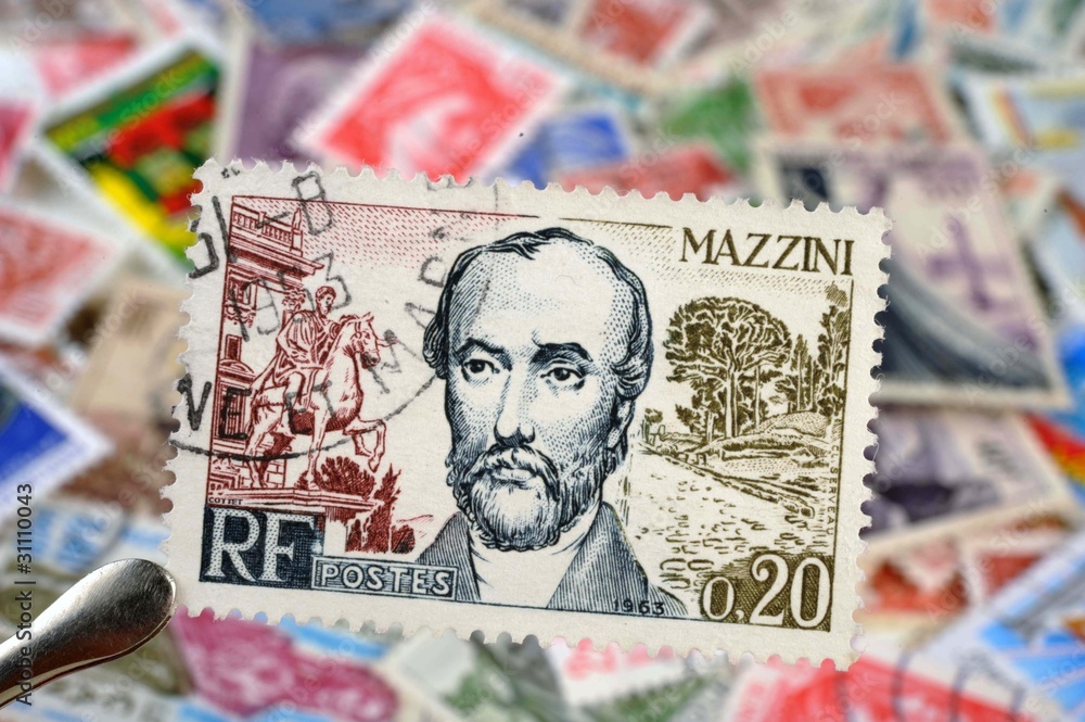 timbres - Mazzini - philatélie France