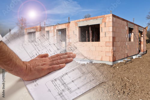 Plakat Construction maison