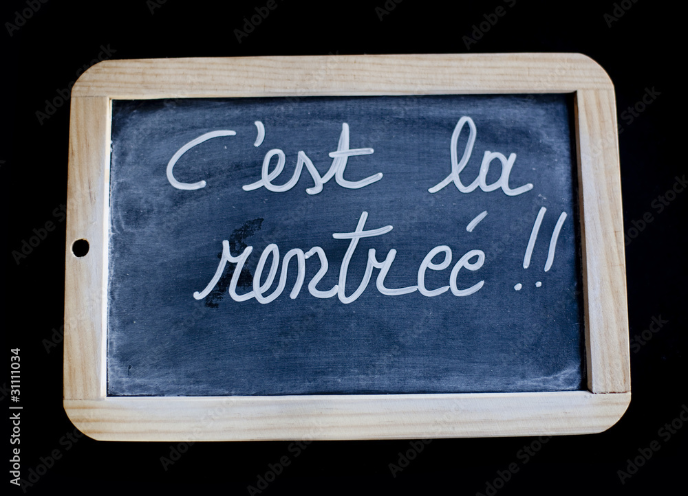 Fototapeta premium c'est la rentrée