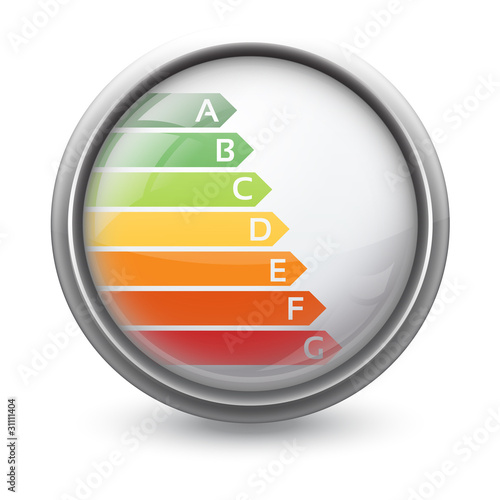 Symbole vectoriel diagnostic performance énergétique (DPE)