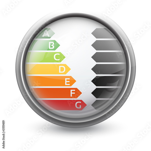 Symbole vectoriel diagnostic performance énergétique (DPE)