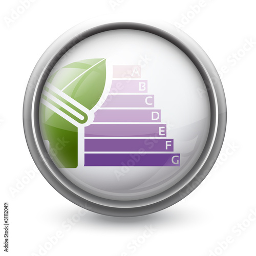 Symbole vectoriel diagnostic performance énergétique (DPE)