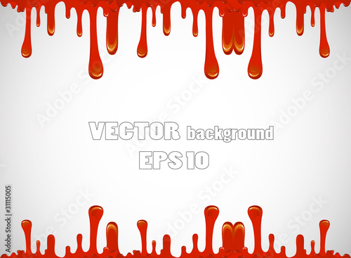 Drop card color design on white background