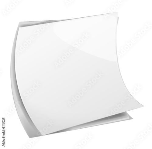 Sticky papers vector