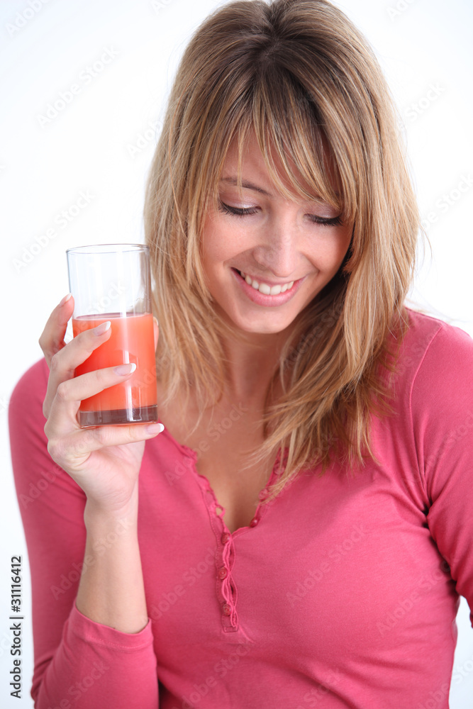 beautiful woman drinking tomato juice beautiful woman drinking tomato juice