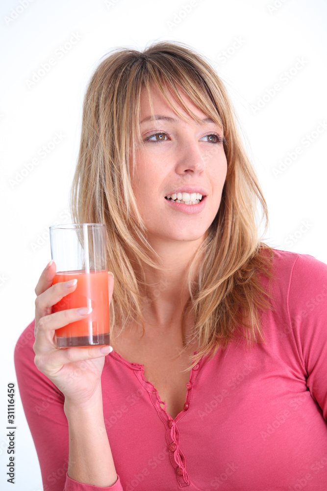 beautiful woman drinking tomato juice beautiful woman drinking tomato juice