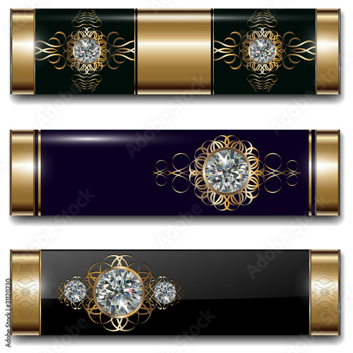 Banners, luxury set.