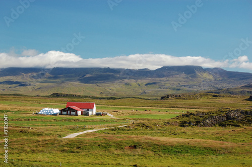 At Helgafell ("holy mountain") near Stykkishólmu, Iceland