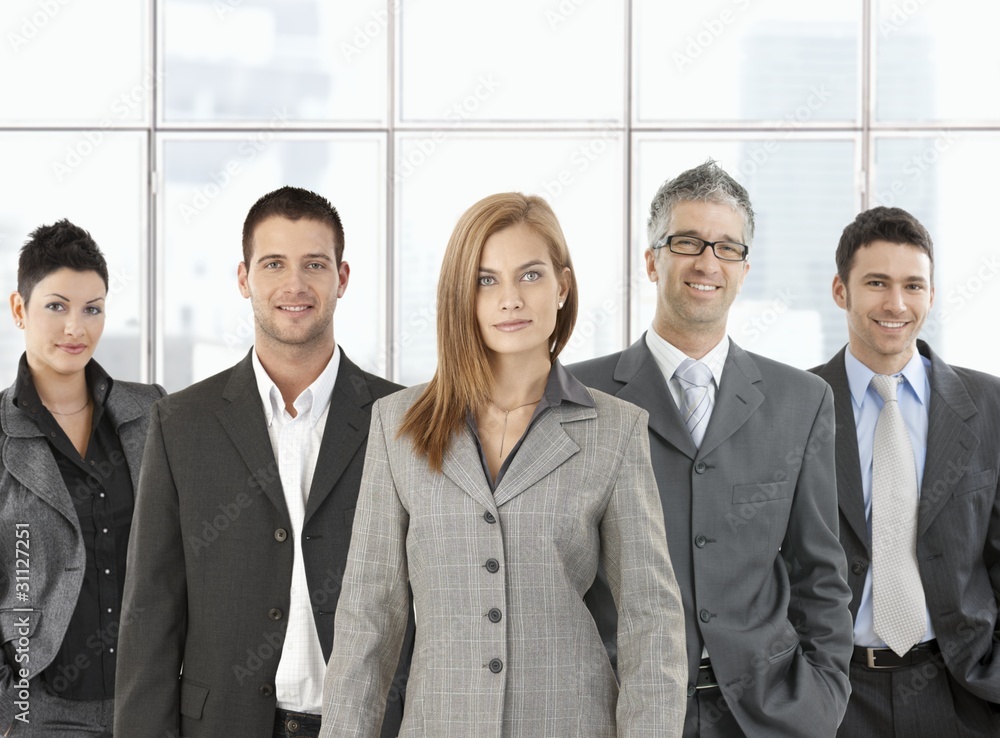 Formal portrait of happy team Formal portrait of happy team