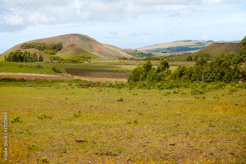 Nature landscape at Easter island