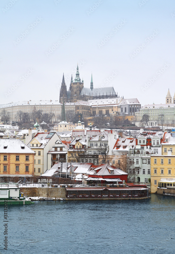 Obraz premium Prague castle cityscape