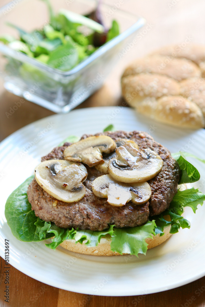 Mushroom Burger Mushroom Burger