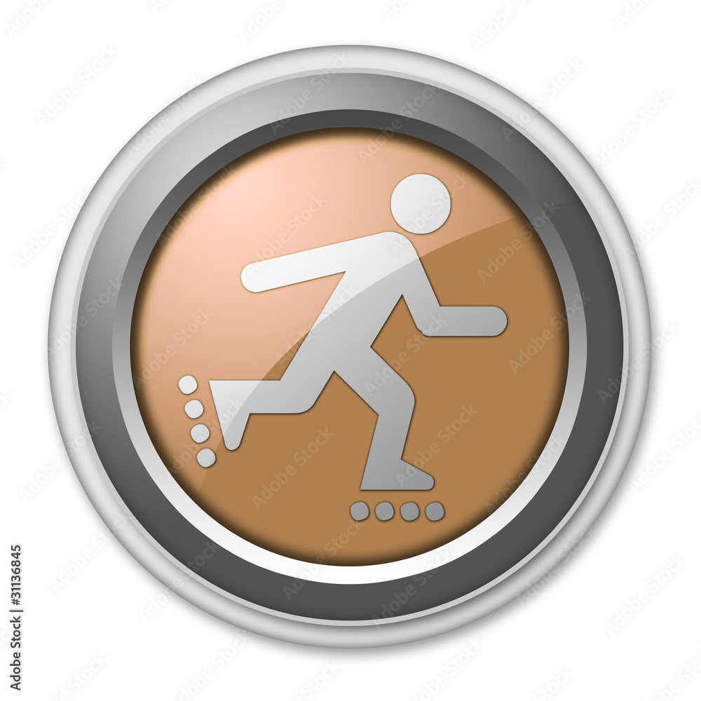 Bronze 3D Style Button Bronze 3D Style Button
