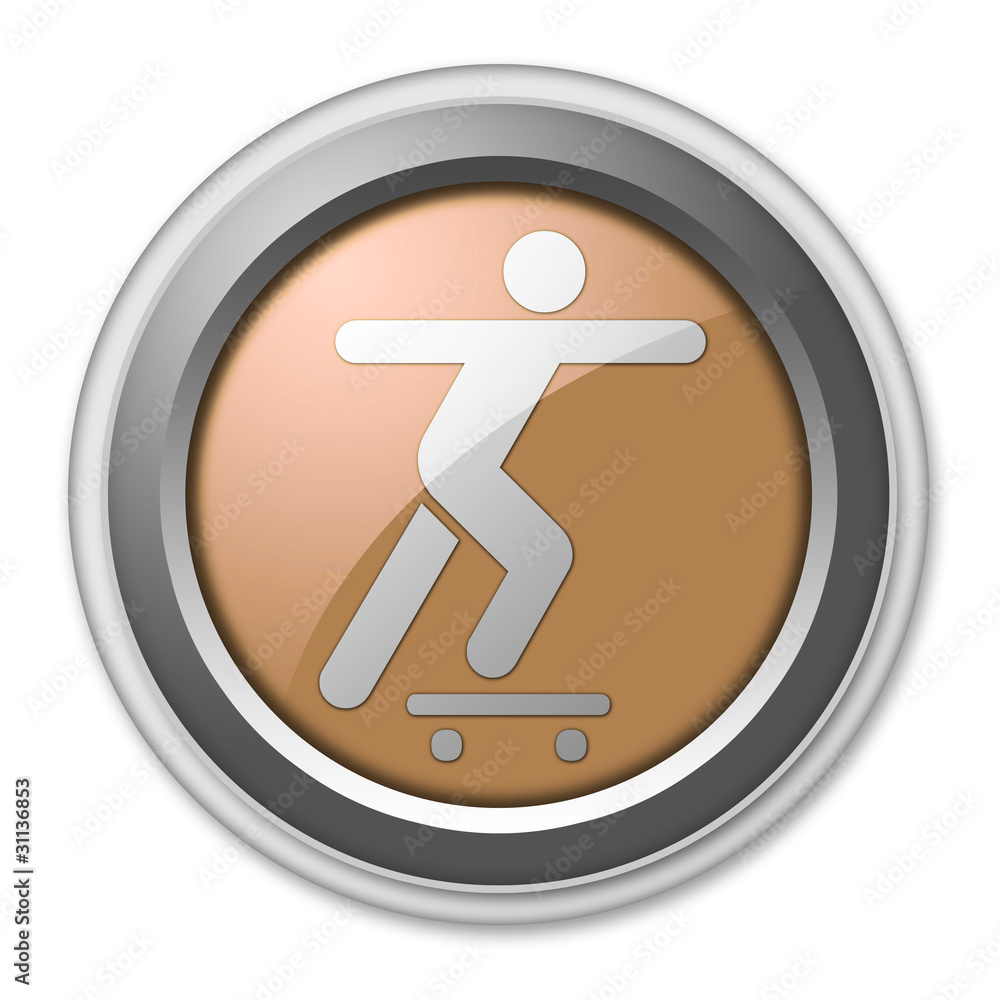 Bronze 3D Style Button Bronze 3D Style Button