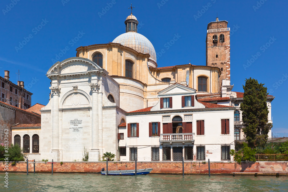 Church at Venice Grand canal