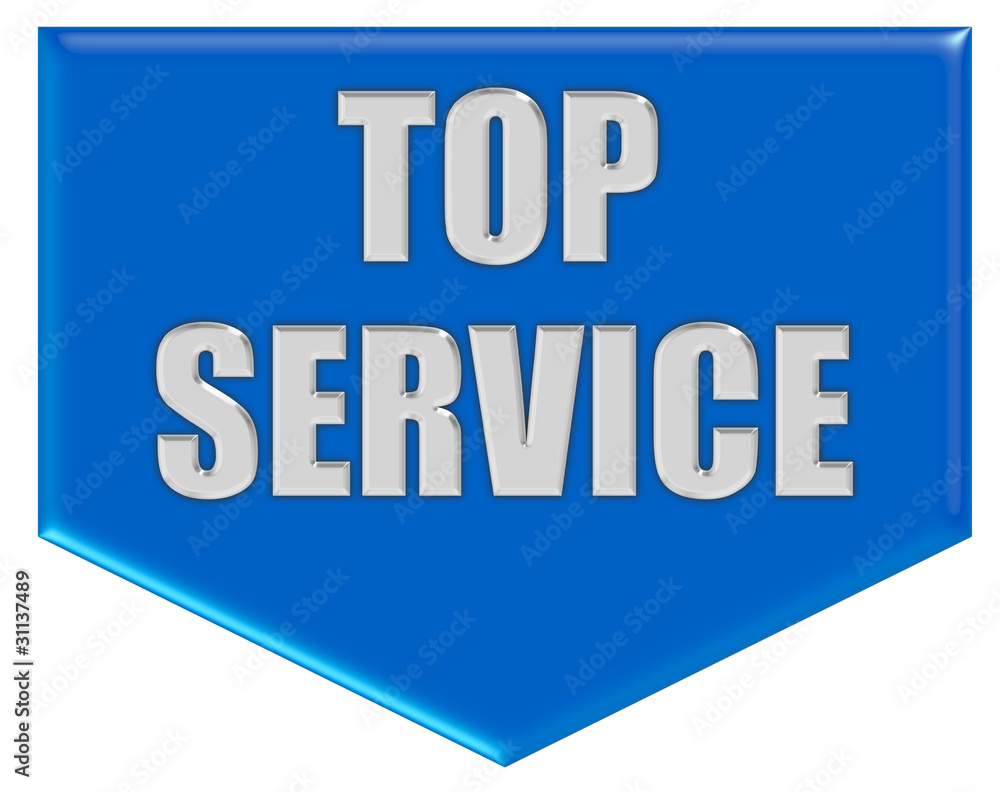 Marker blau Pfeil unten TOP SERVICE Marker blau Pfeil unten TOP SERVICE