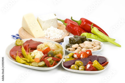 variety of pickles