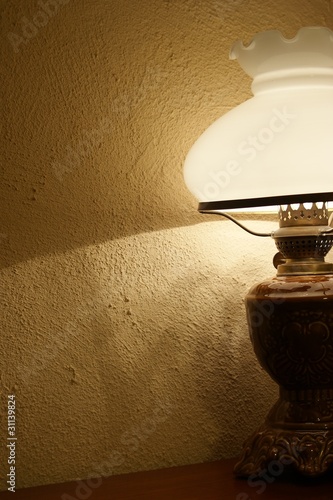 Obraz na płótnie stara lampa