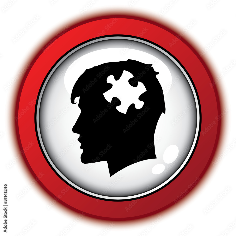 PUZZLE HEAD ICON PUZZLE HEAD ICON