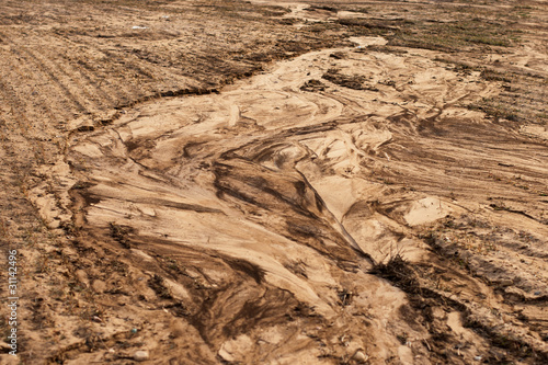 Fototapeta Soil erosion