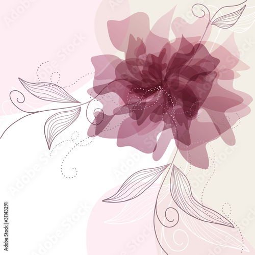 Sfondo con fiori delicati - Delicate floral background