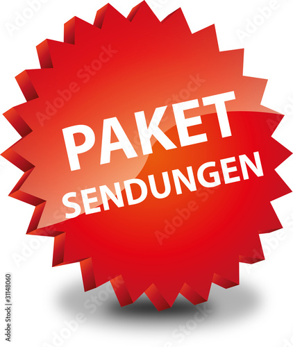 Button Rund Paket Sendungen Paketsendungen