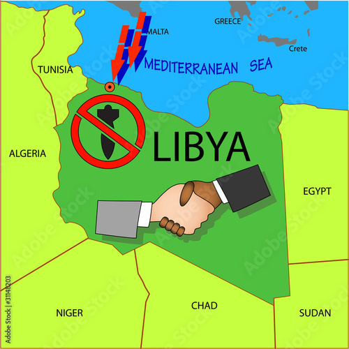 Stop military operations in Libya.