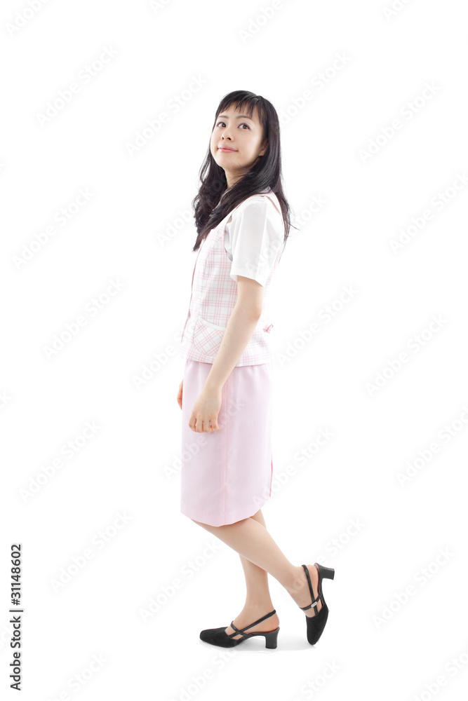 歩く女性 歩く女性