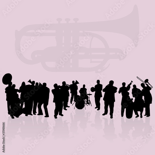 Brass players set
