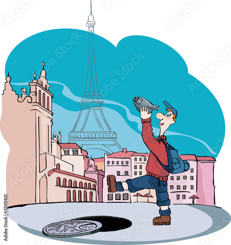 scattered tourist