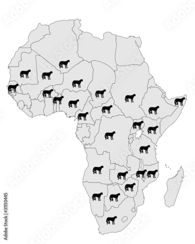 Gepard Vorkommen Afrika