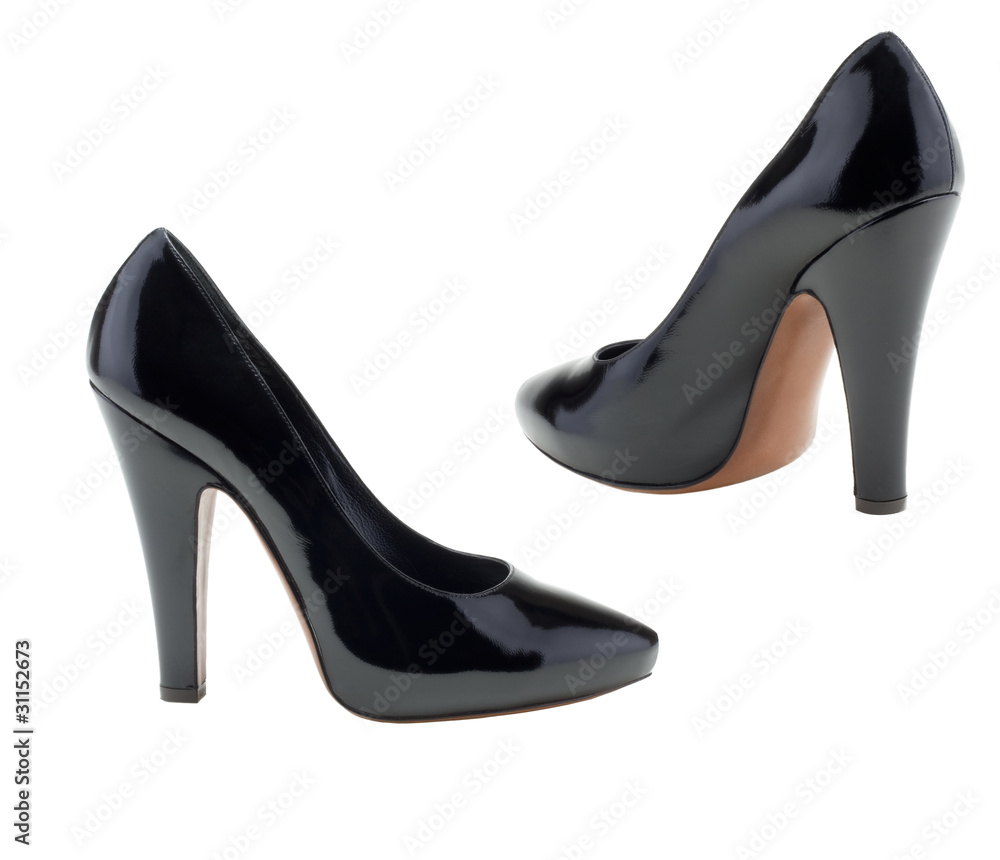 Women's shoes on a white background. Women's shoes on a white background.