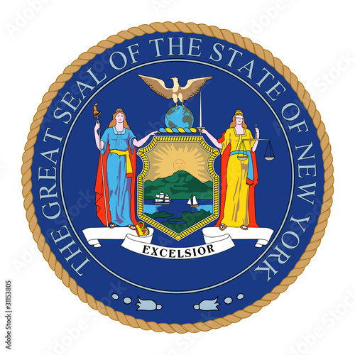 Canvas Print Great Seal of New York