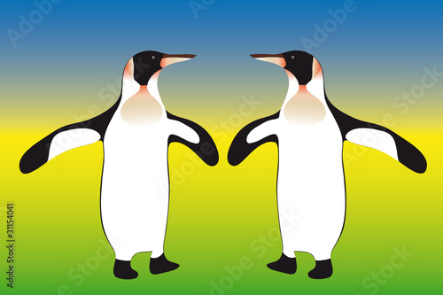 Pinguinen Paar