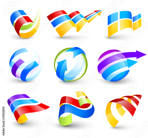 Collection of colour icons