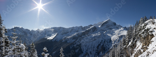 Garmisch Winter-Panorama photo
