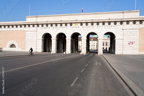 Photography Burgtor (monument) in Vienna, Austria