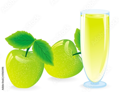 juice from green apple