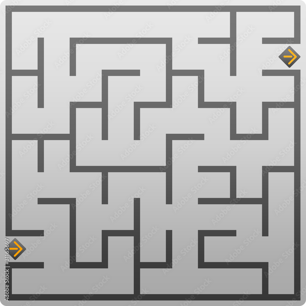 Small gray labyrinth Small gray labyrinth