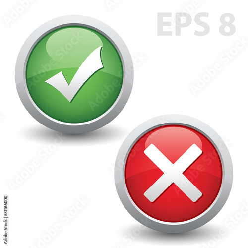 Check mark. Vector EPS version 8.