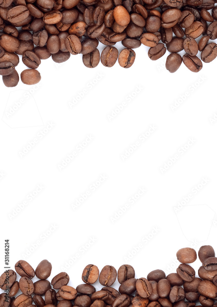 Brown roasted coffee beans Brown roasted coffee beans