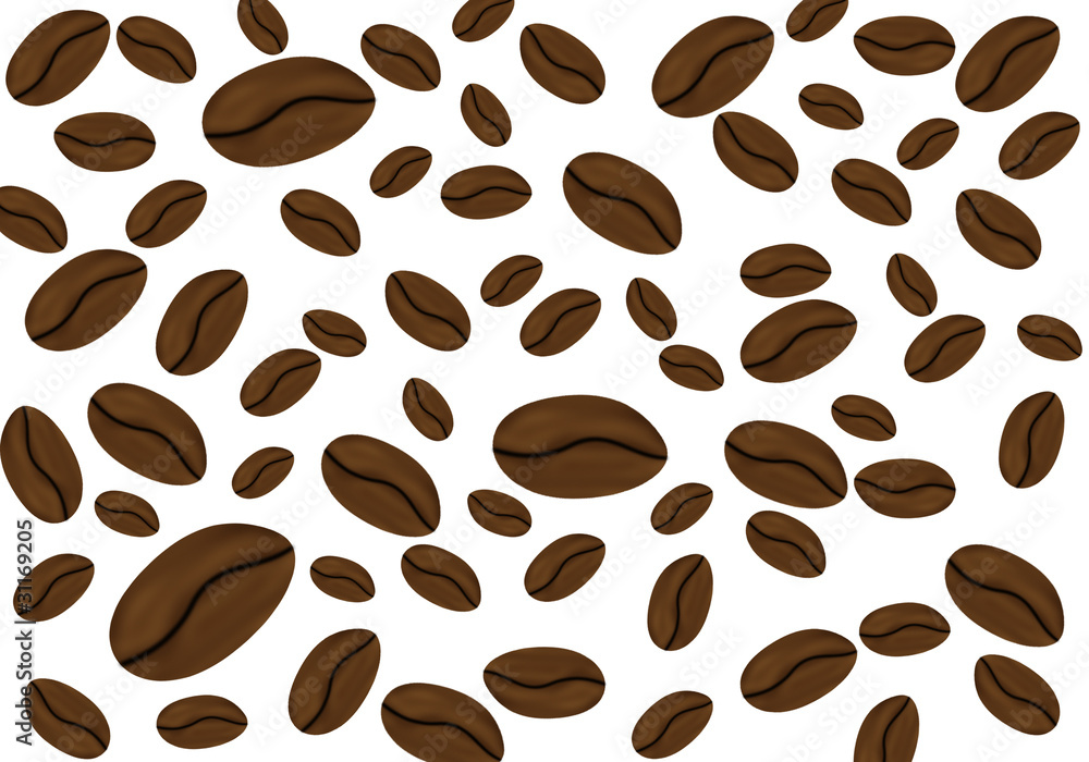 Coffee beans pattern Coffee beans pattern